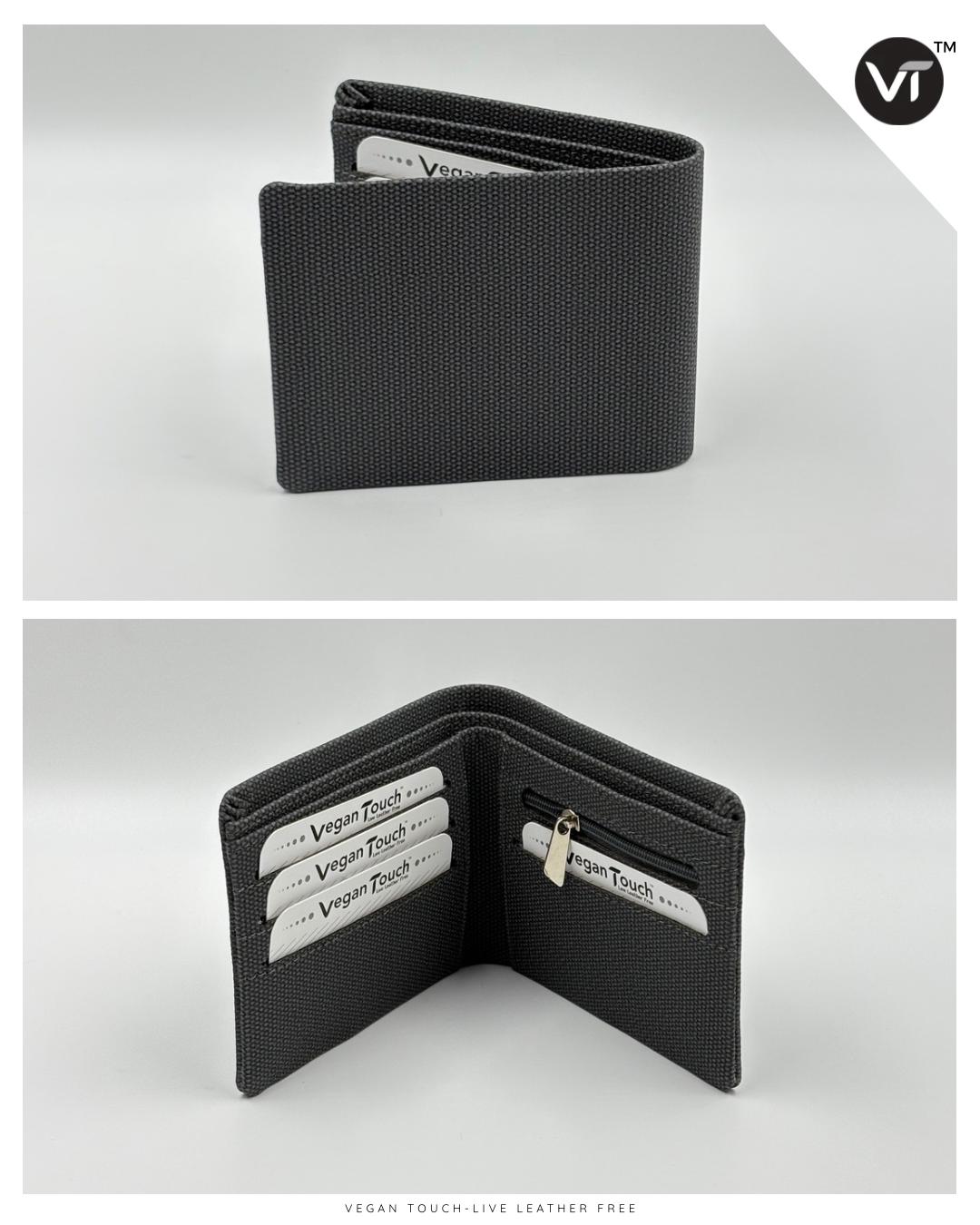 Charcoal Canvas Wallet