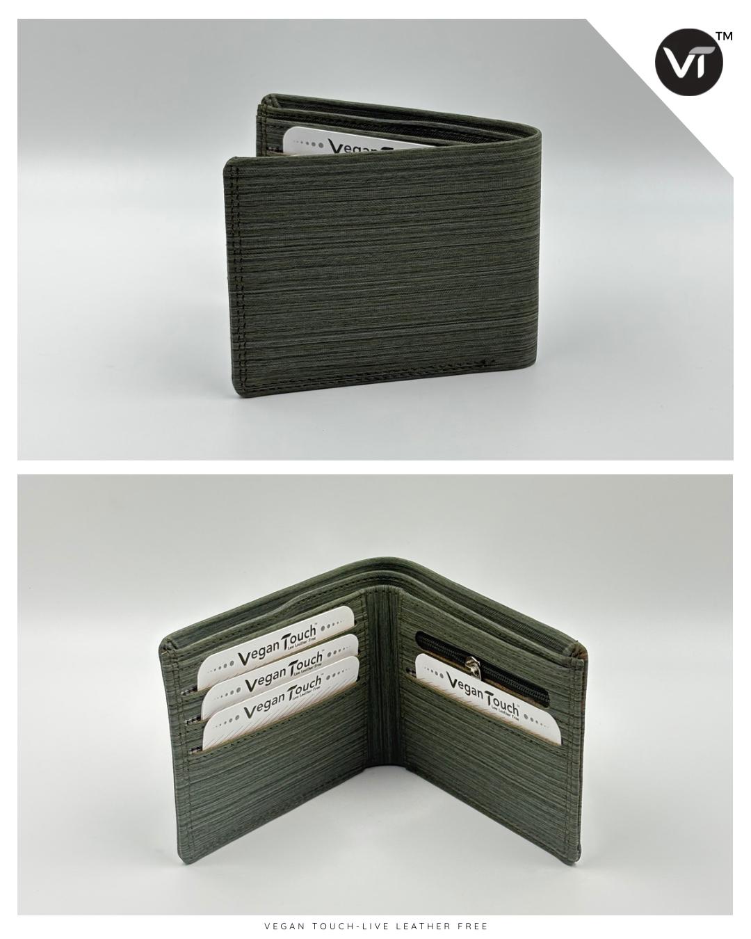 Olive Striped Wallet